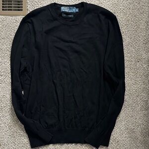 Ralph Lauren Men's Black Crewneck Sweater